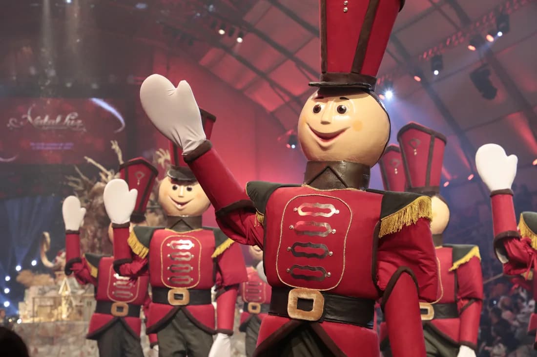 Grande Desfile de Natal — soldadinhos de chumbo