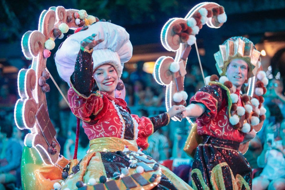 Nosso primeiro desfile juntos