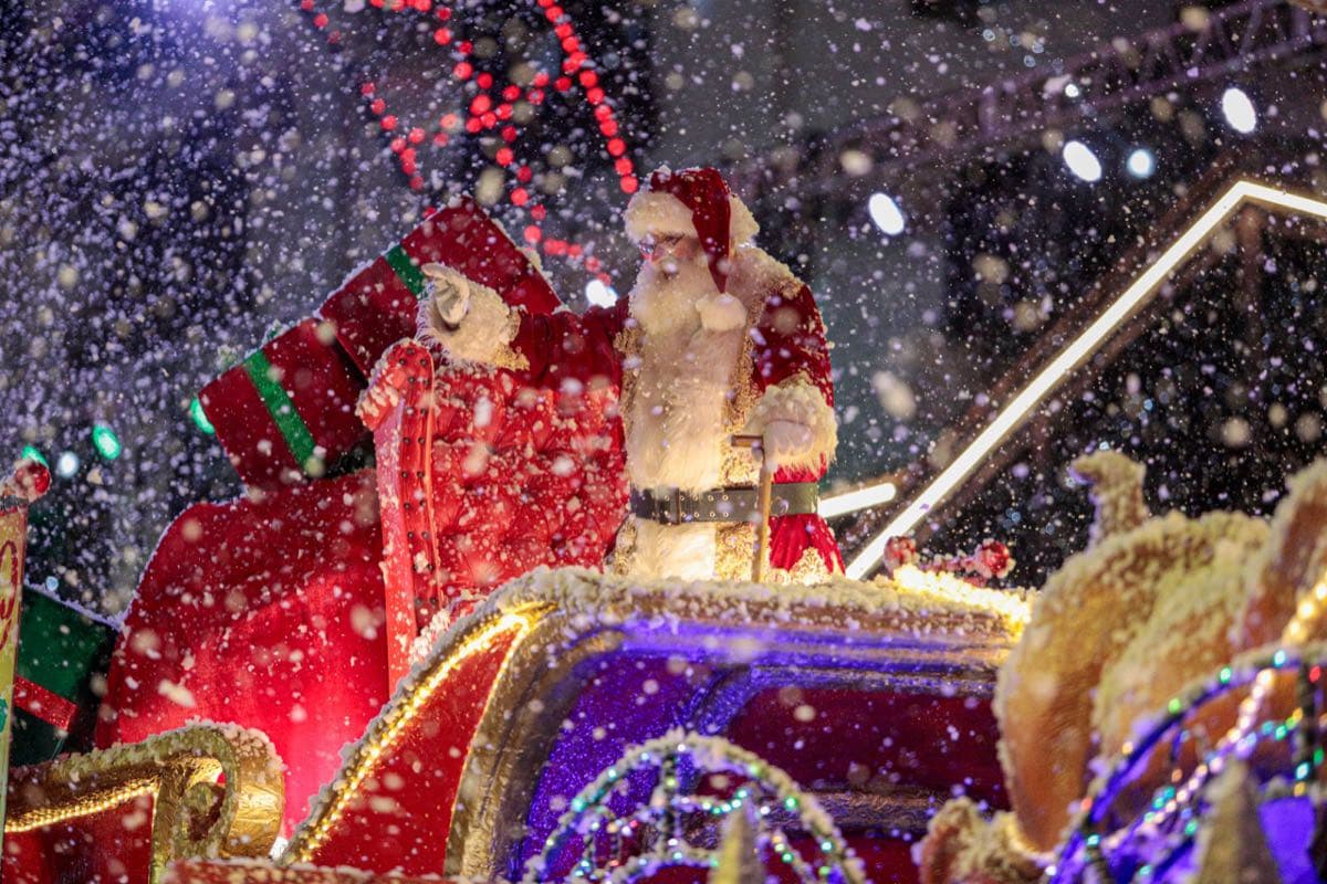 O abraço do Papai Noel